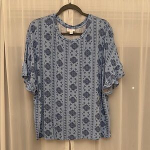 LuLaRoe Dahl Dolman Sleeve top - Size XL